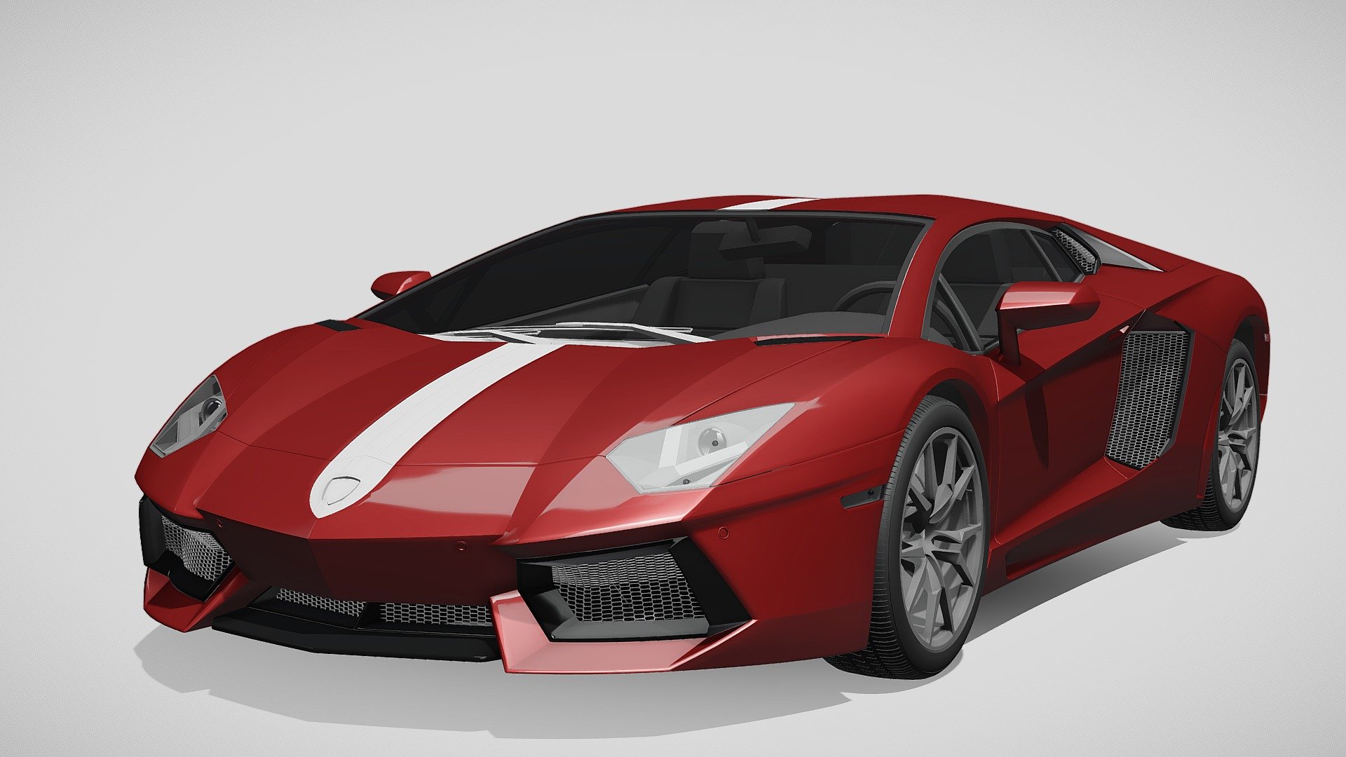 Lamborghini Aventador LP700 4Nazionale LB 2014 3d model