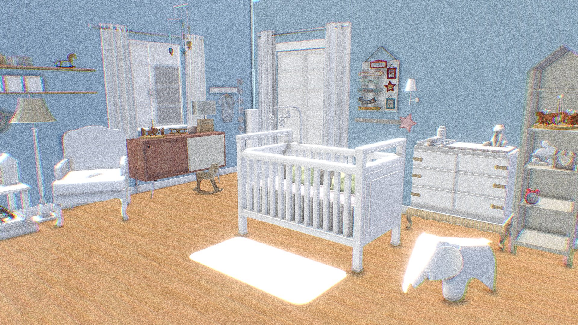 kidroom 3d model