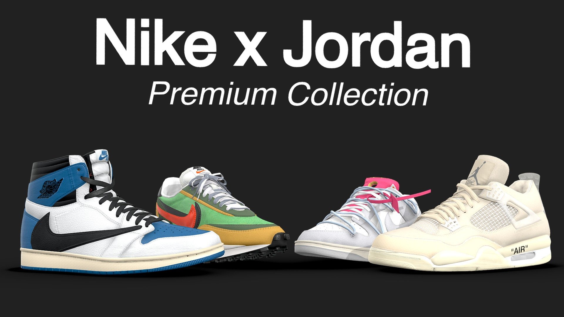 Nike x Jordan Premium Collection 3d model