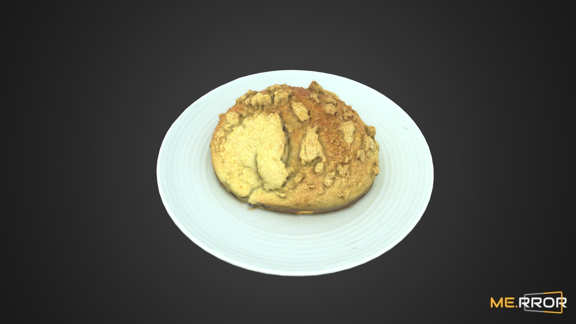 [Game-Ready] Streusel Bread 3d model