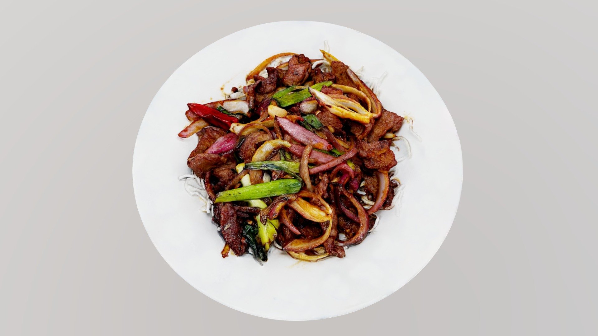 Emmas Mongolian Beef 3d model