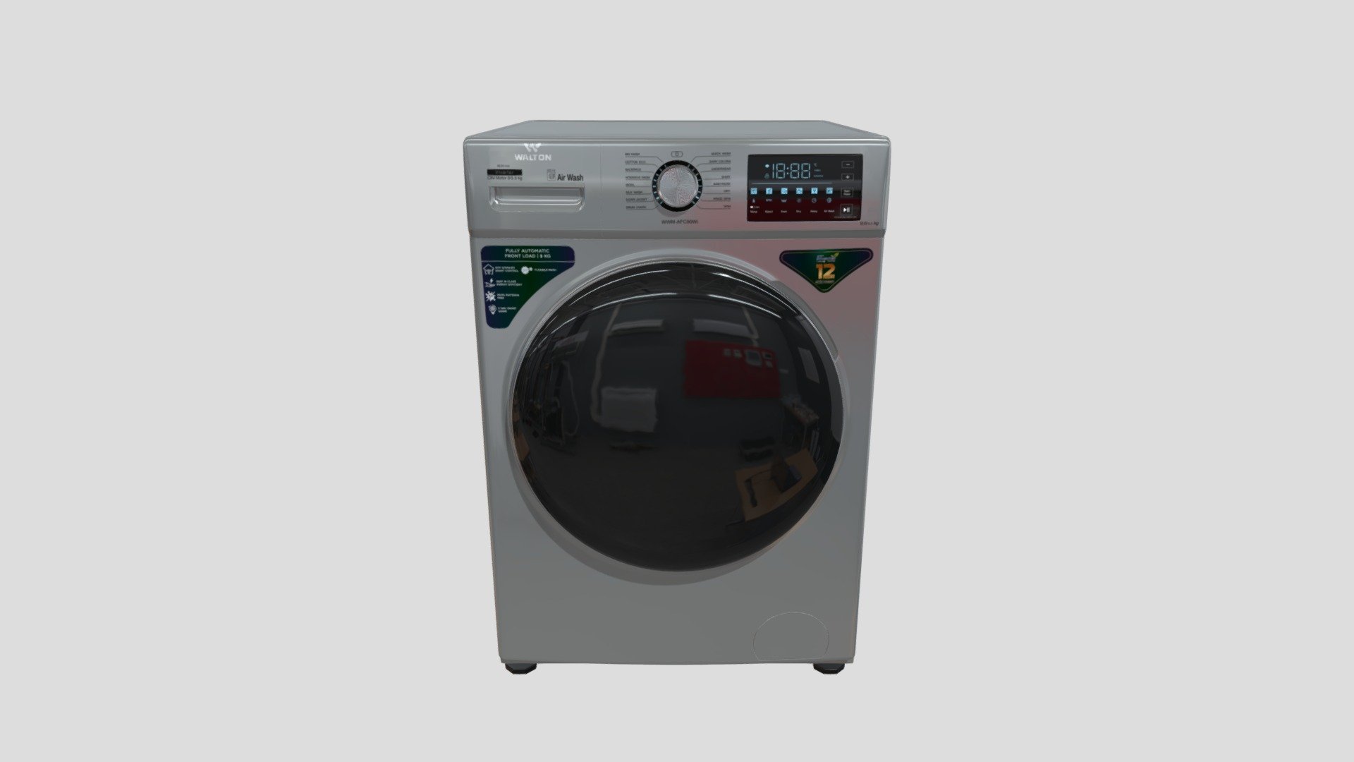 Front Load Washing Machine 3d model