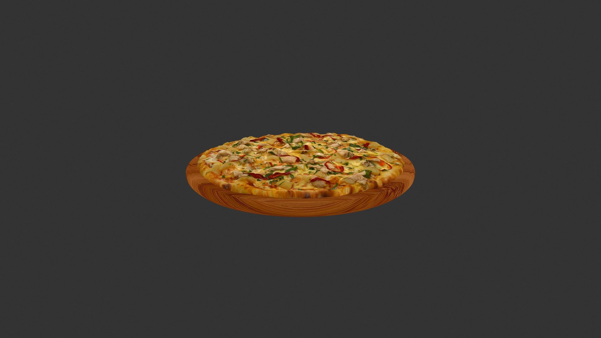 Піца Ямайка (Mix_mini_etc_pizza) 3d model