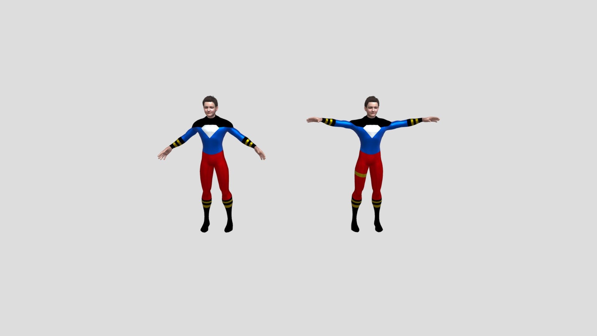 Superboy 3d model