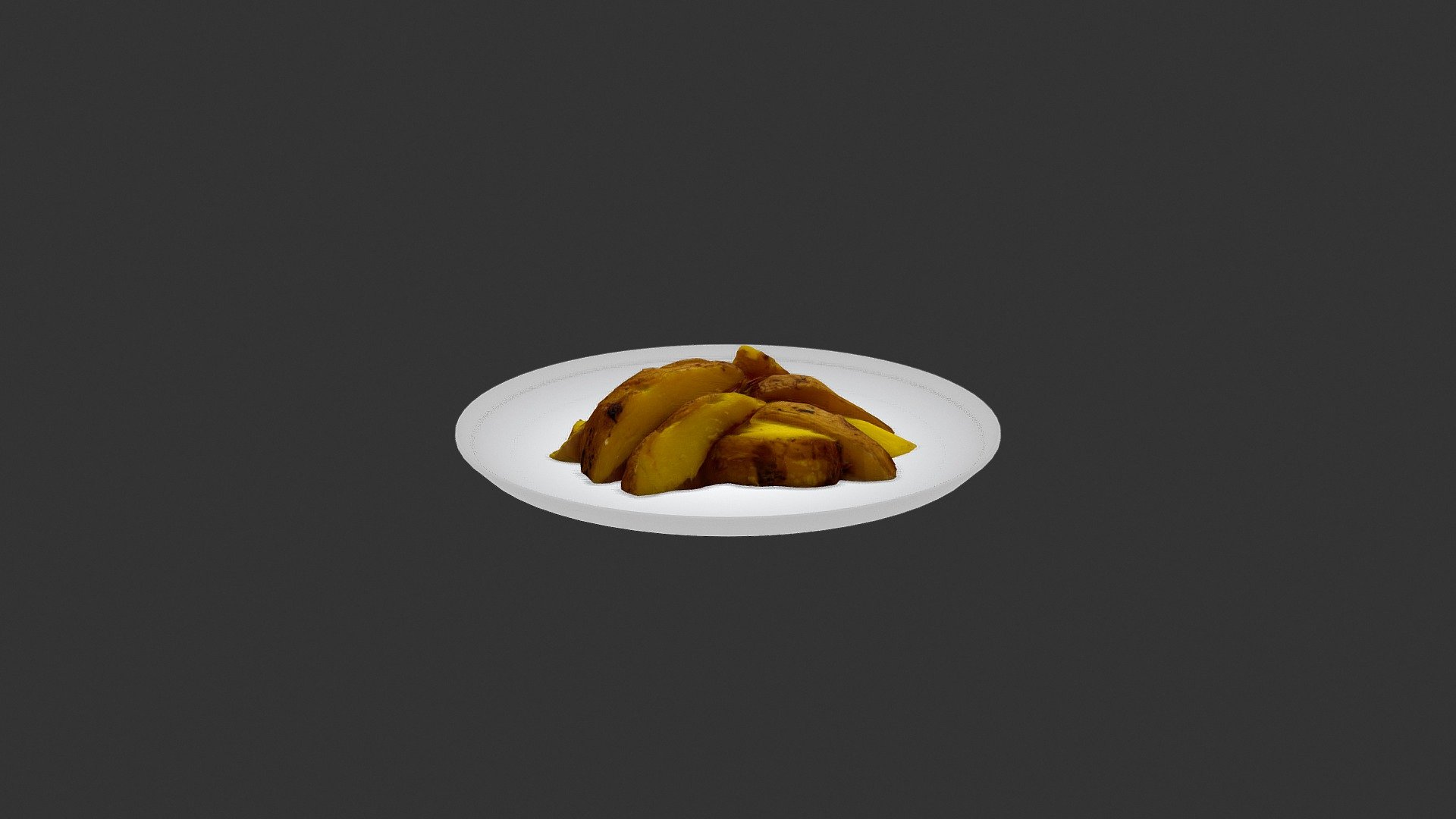 Potato Slices 3d model