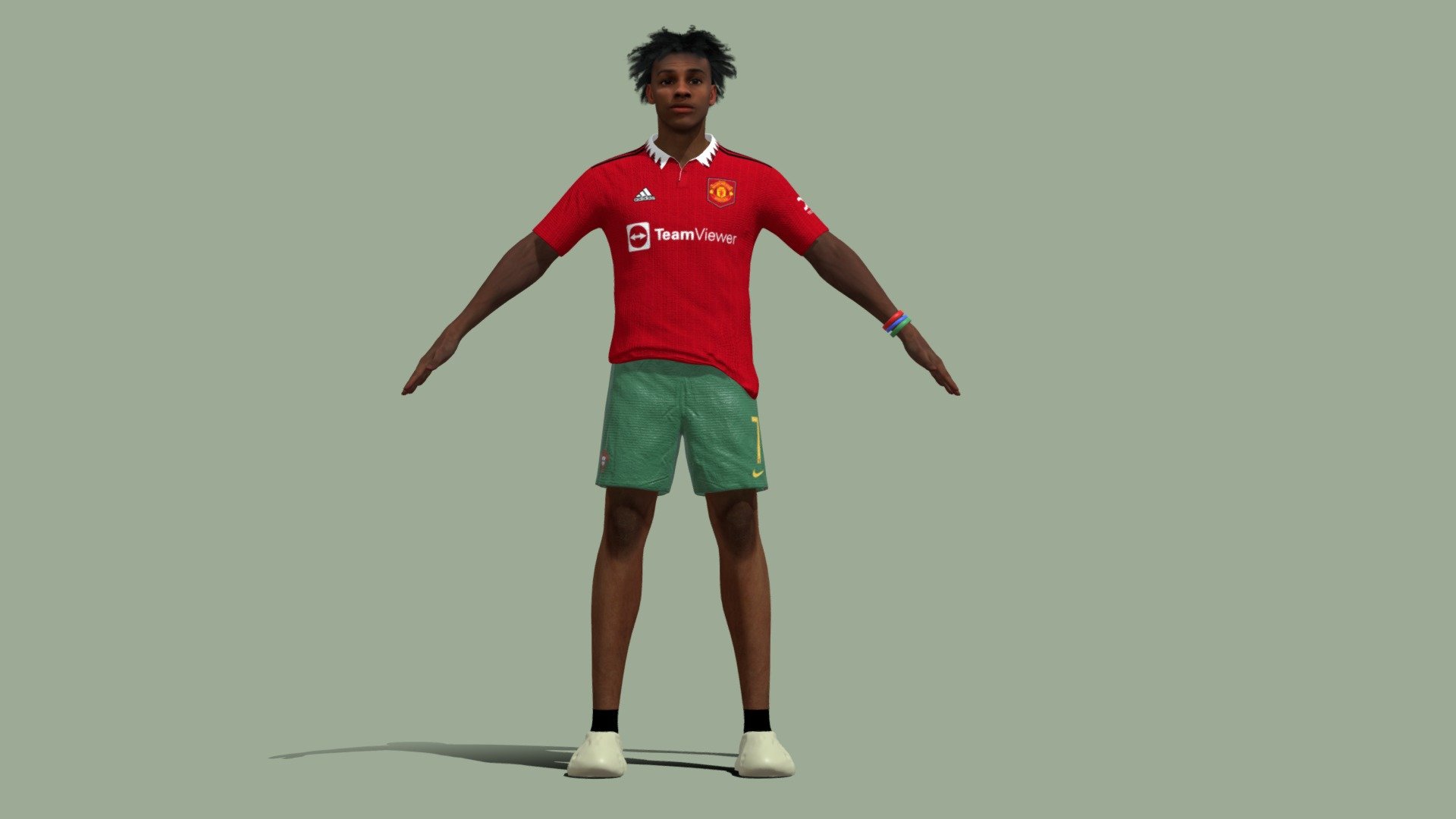 A-Pose rigged IShowSpeed youtuber 3d model