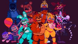 Retro Five Nights at Freddys 2