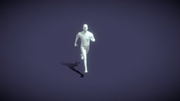 Male Body Base Mesh 28 Animations 1k Poly