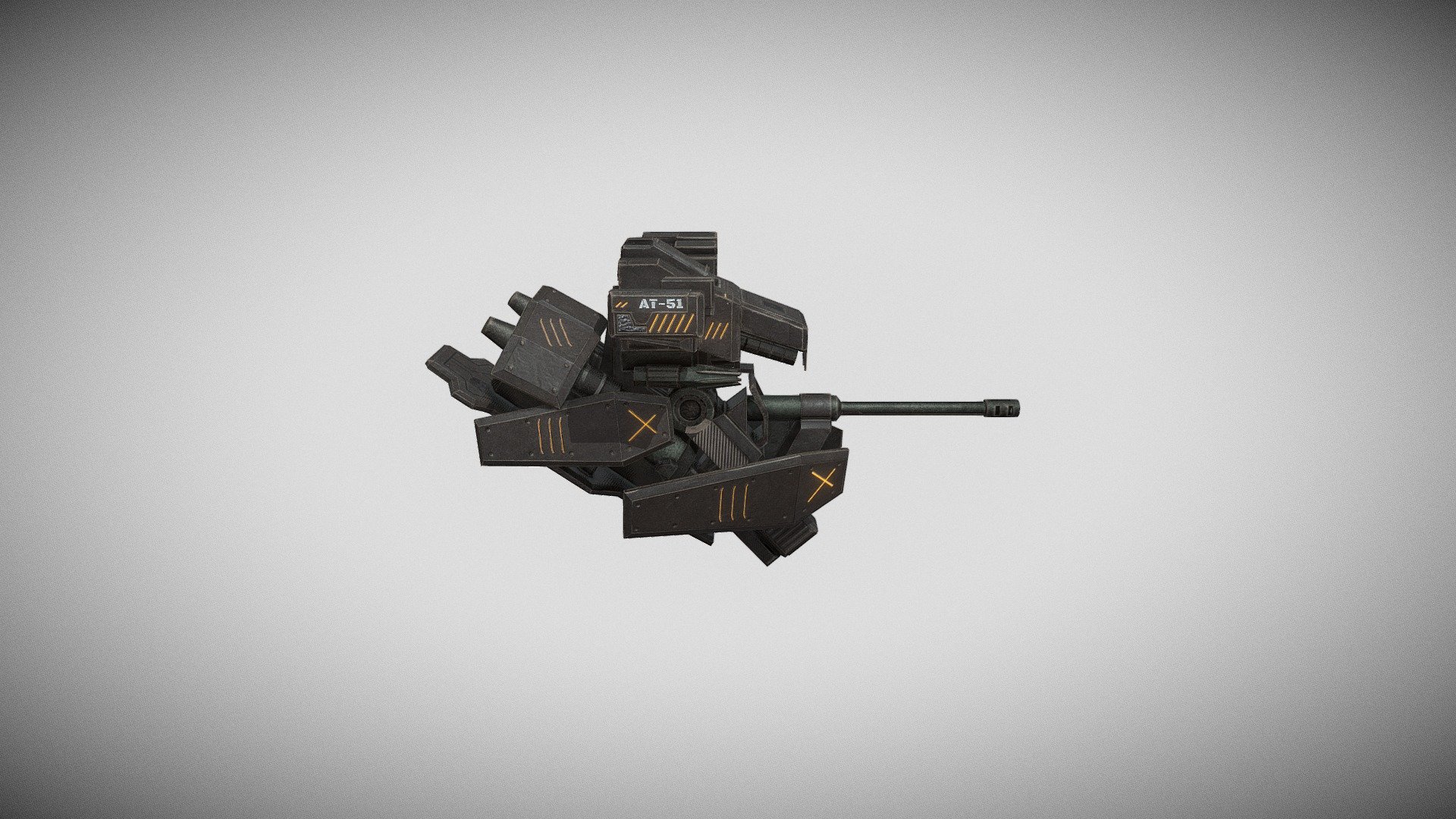 Hydra drone remake 3d model