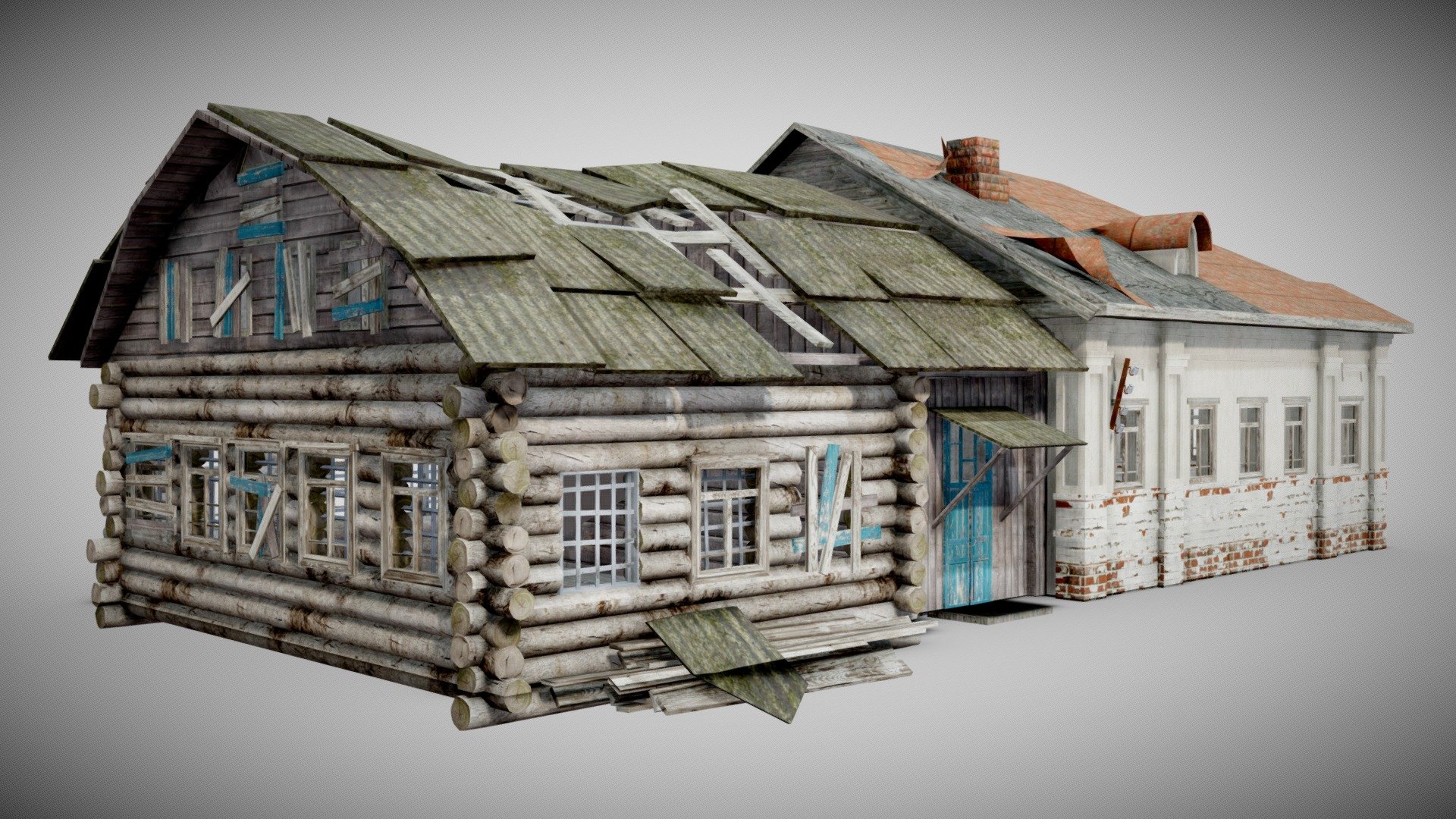 Country House A as1 3d model