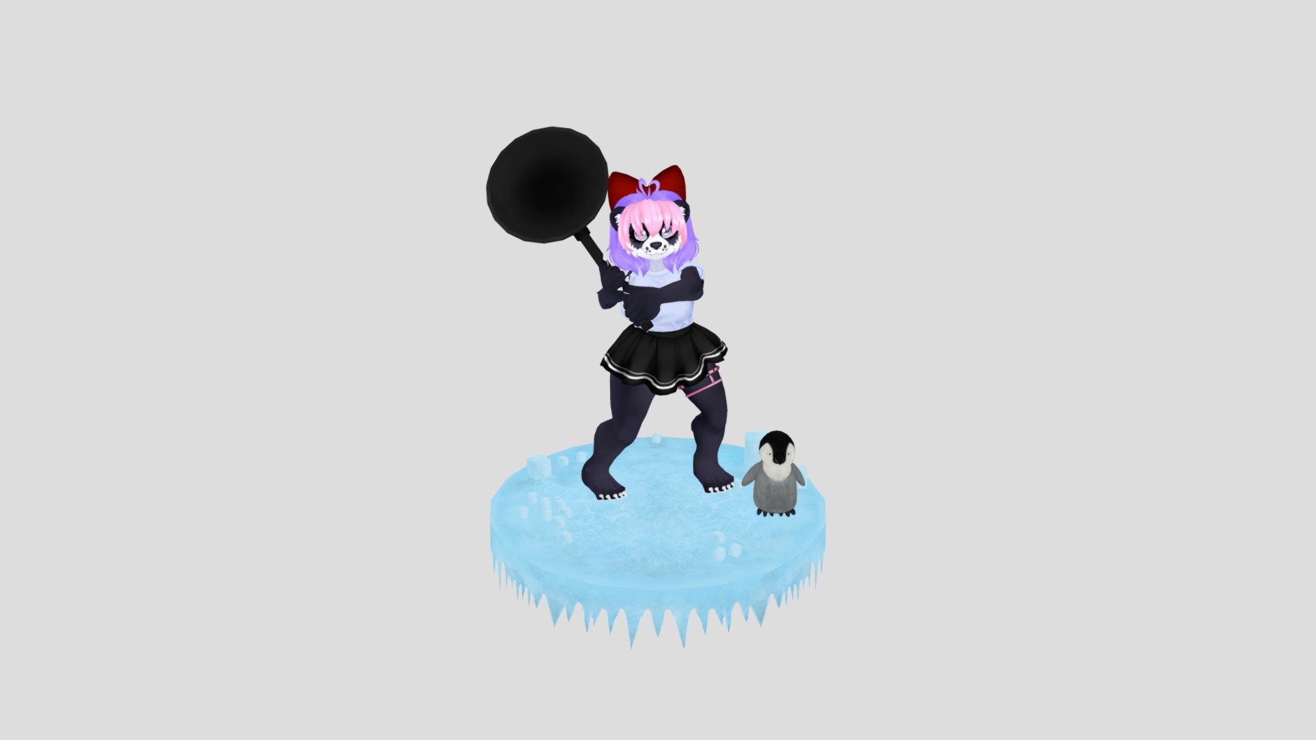 Sav the Panda 3d model