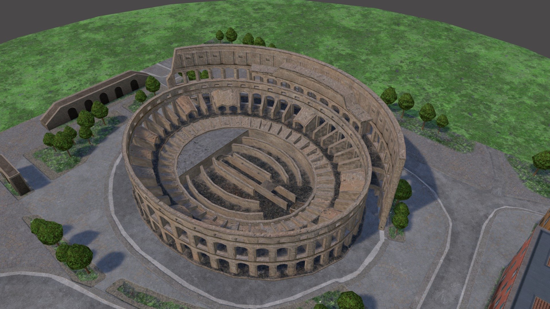 Colosseum_Draft 3d model