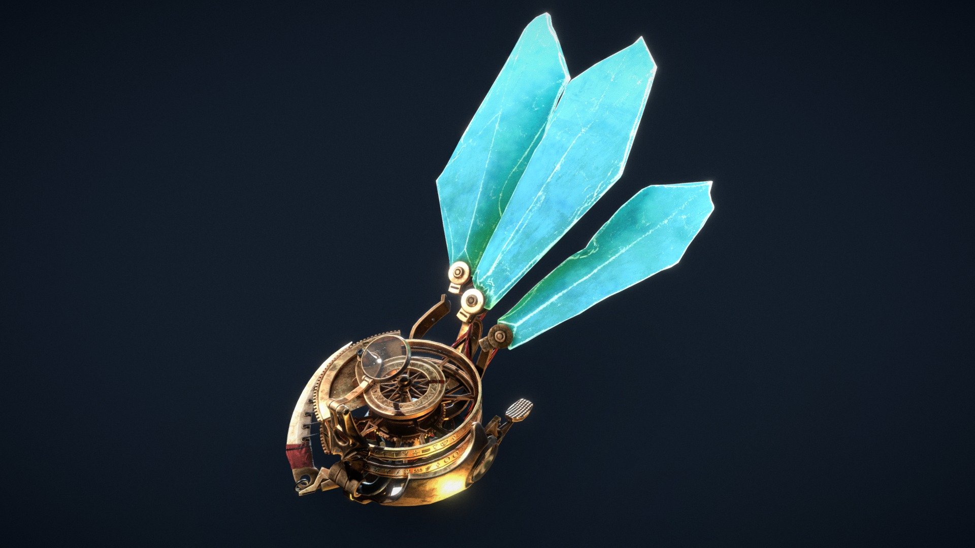 Stylized Magic Compass 3d model