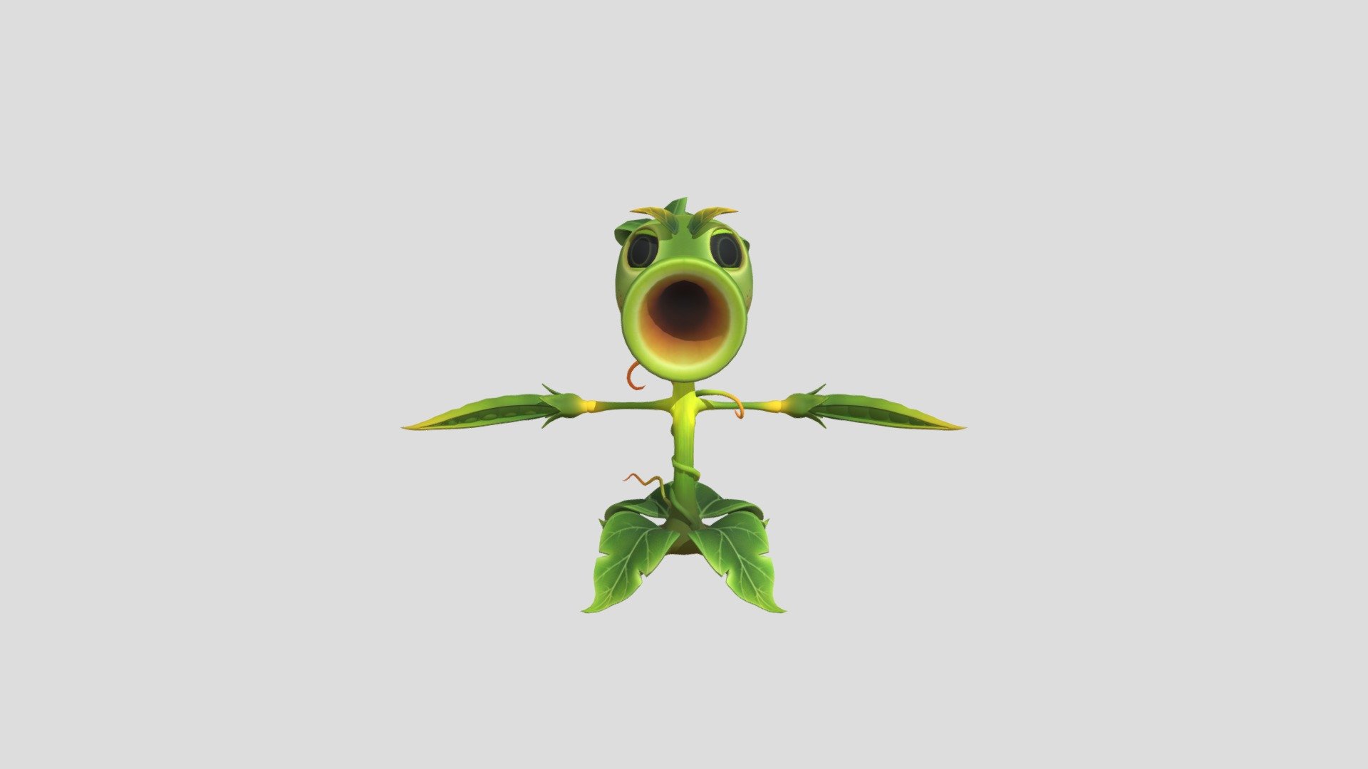 Plants Vs. Zombies Garden Warfare 2 Peashooter 3d model