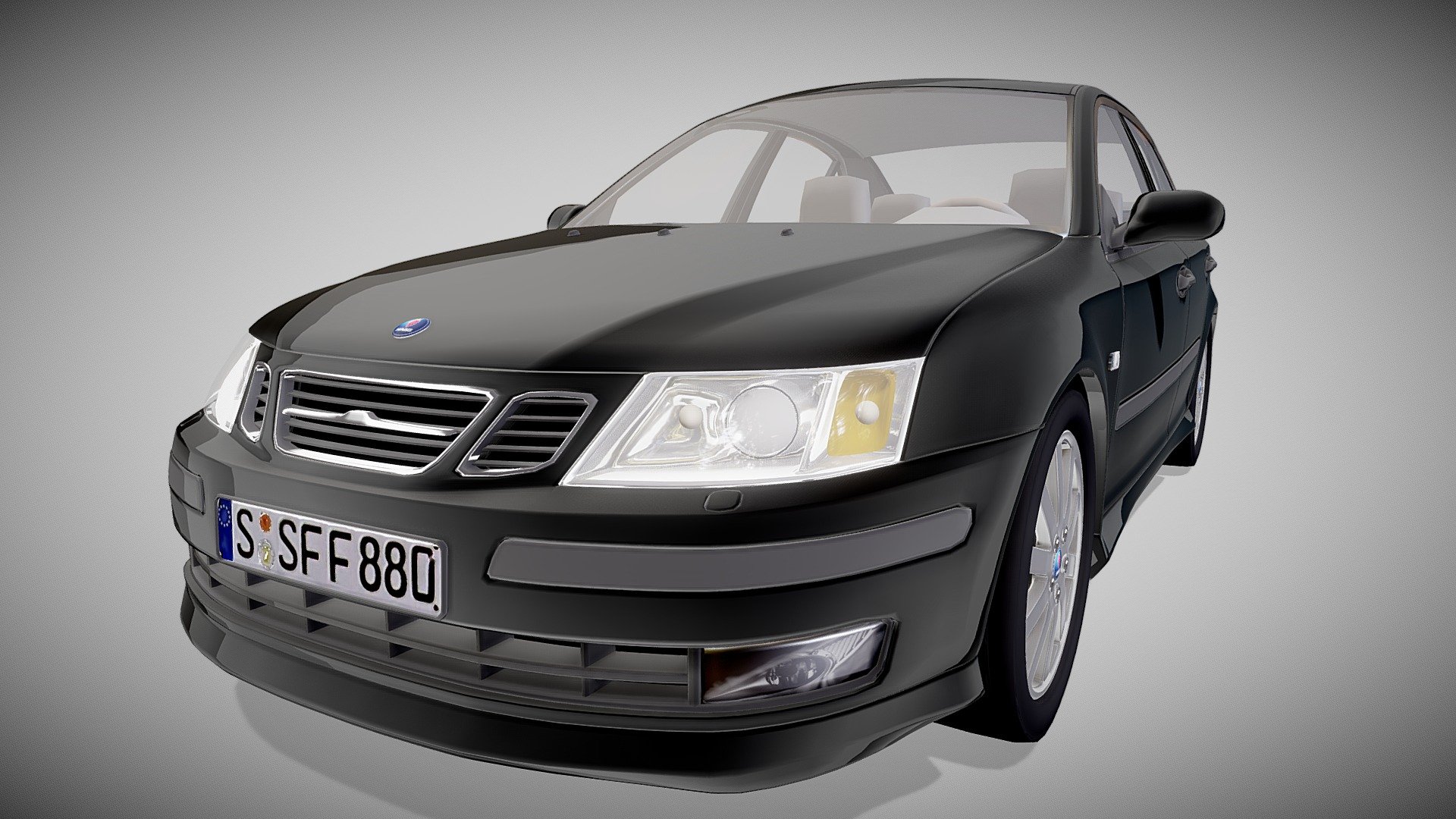 Saab 9-3 3d model