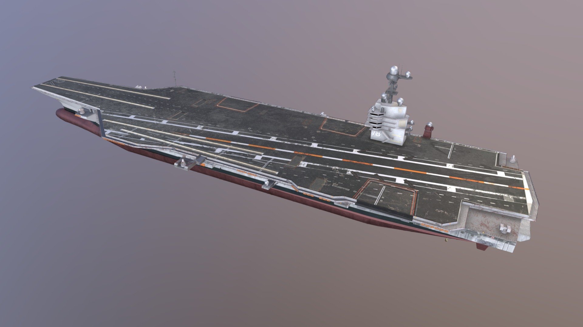 Gerald R Ford aircraft Carrier 3d model