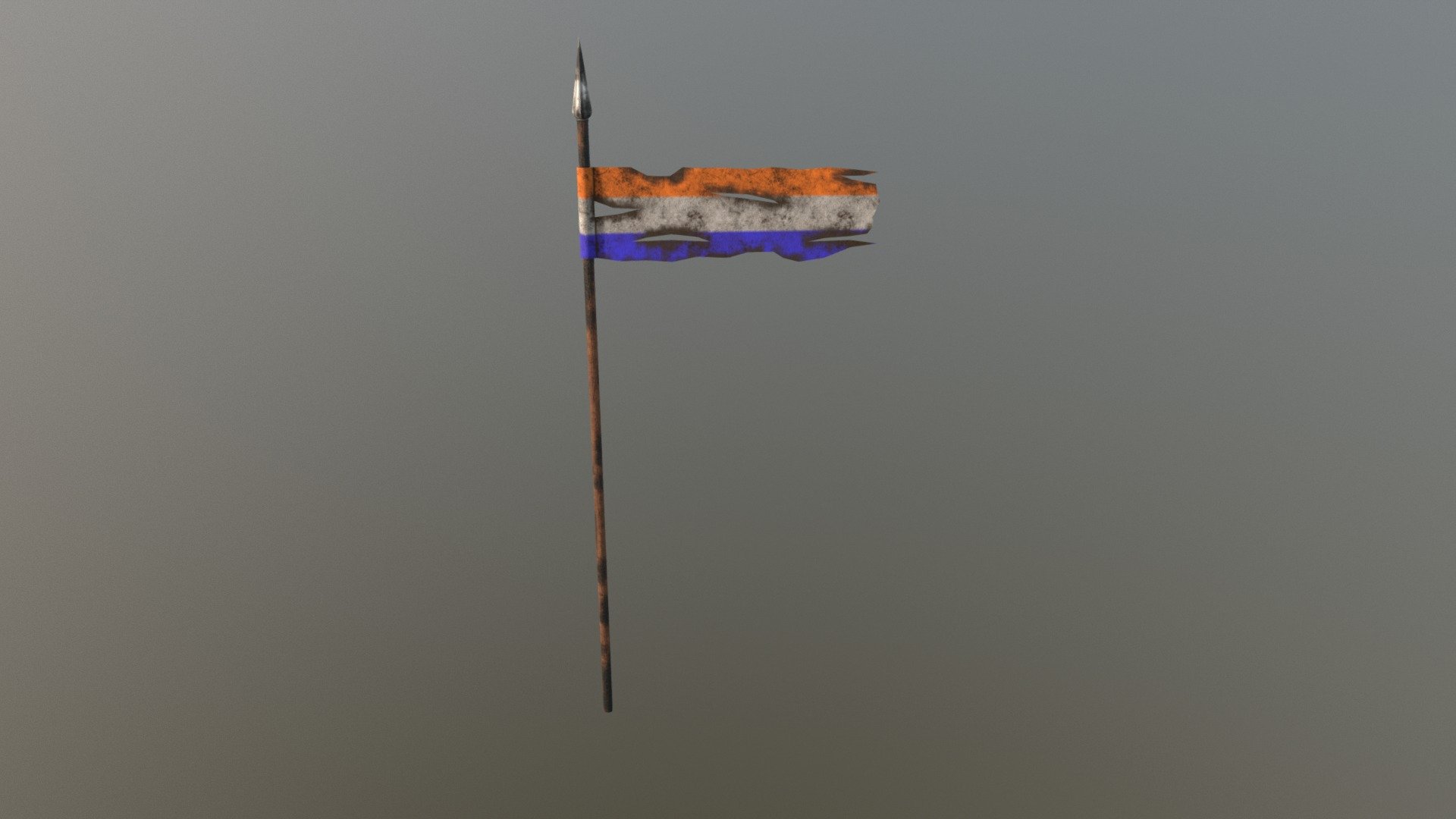 Old Dutch Flag- Grutte Pier VR Game 3d model