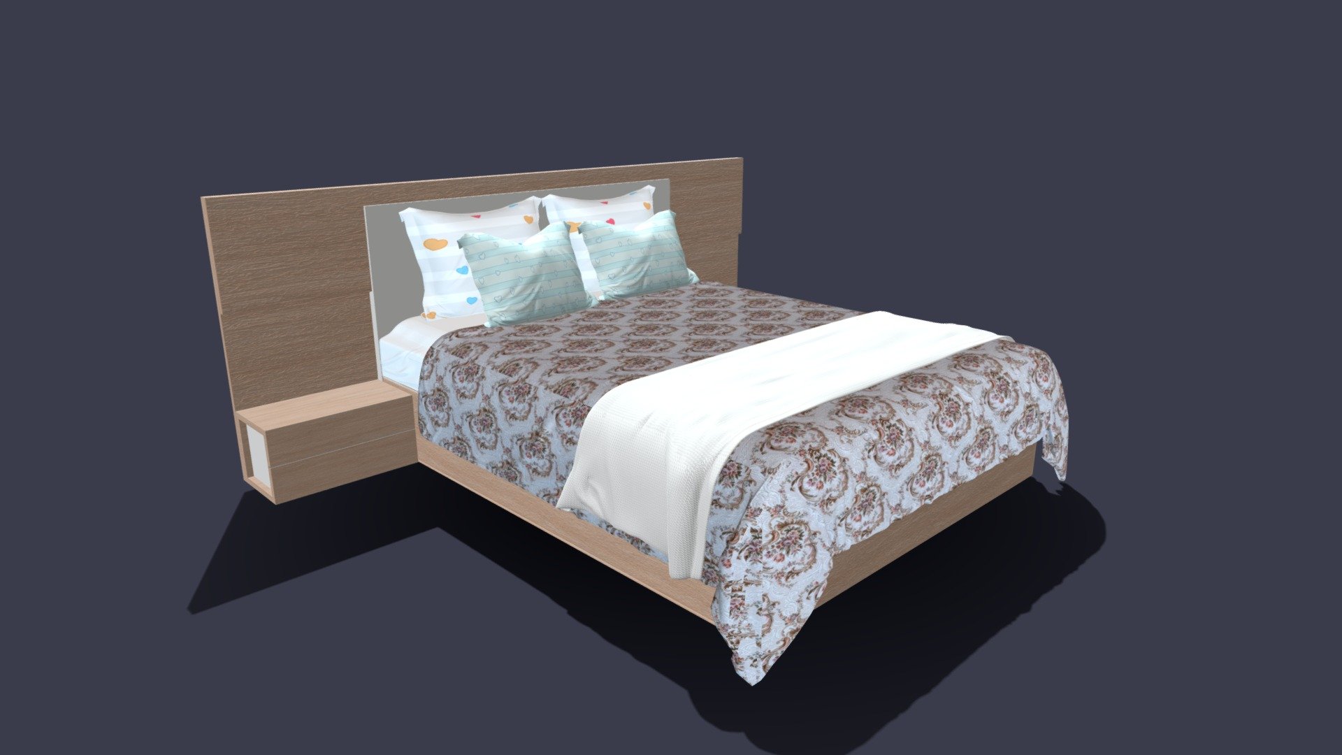 BED 19 3d model