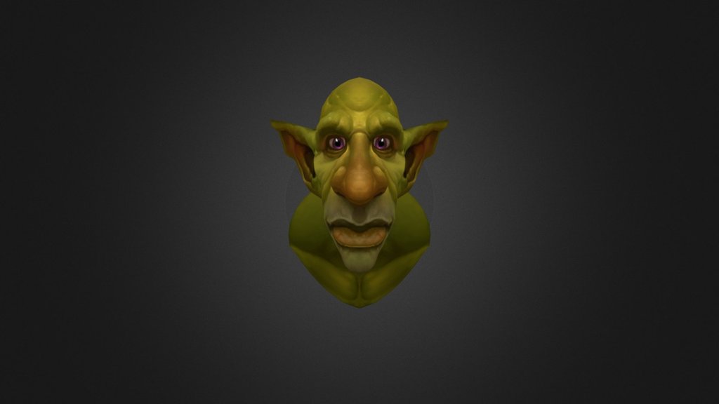 Goblin Head 3d model