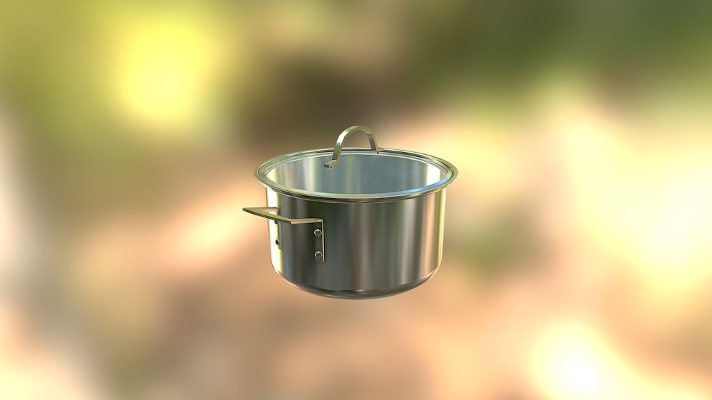 Large Pot 3d model