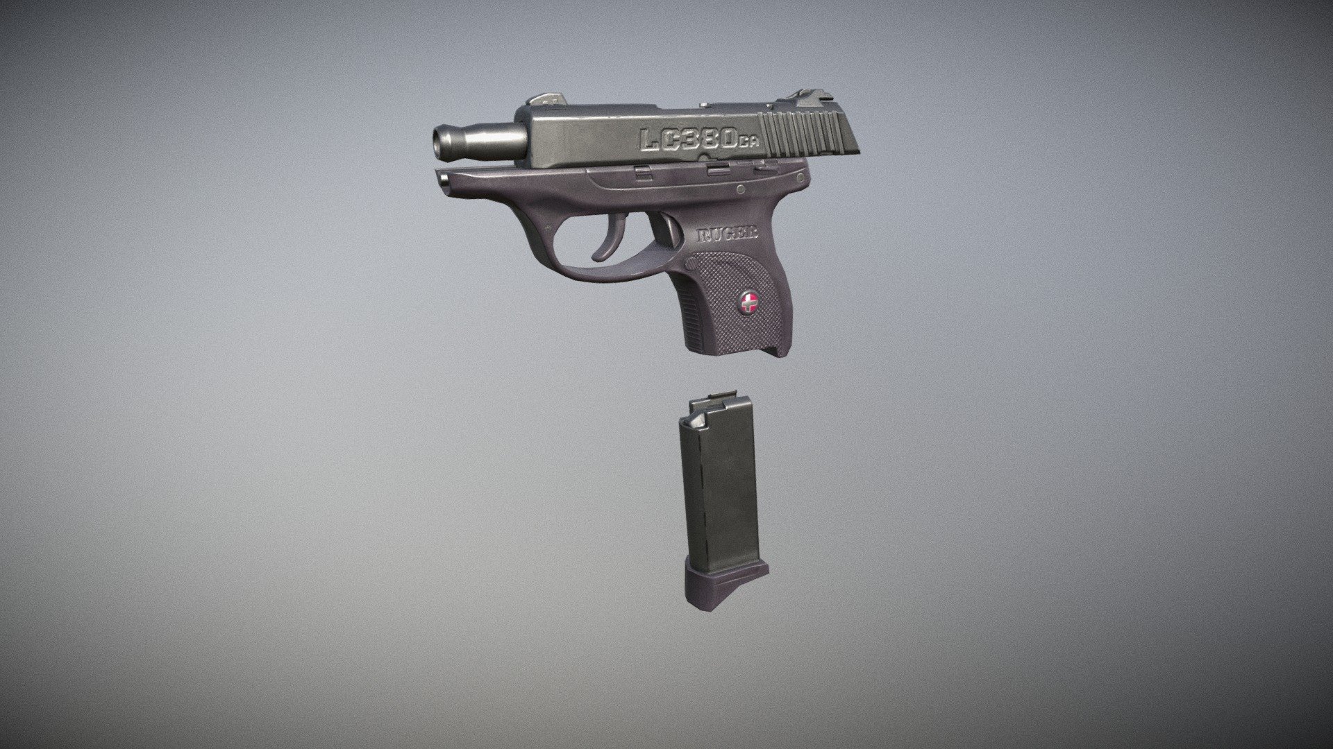 Ruger Pistol 3d model