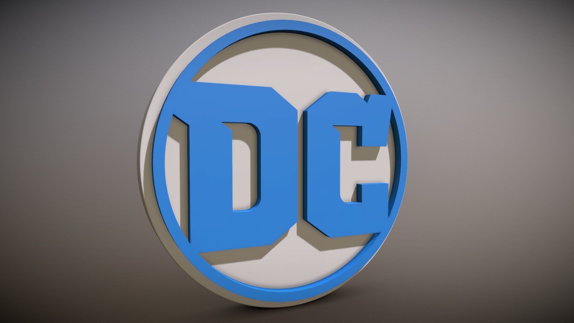 DC LOGO 3d model