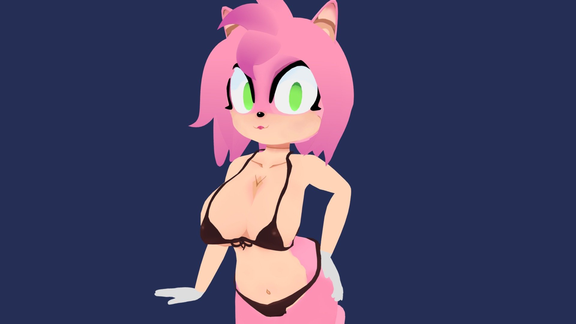 Amy Rose 3d model