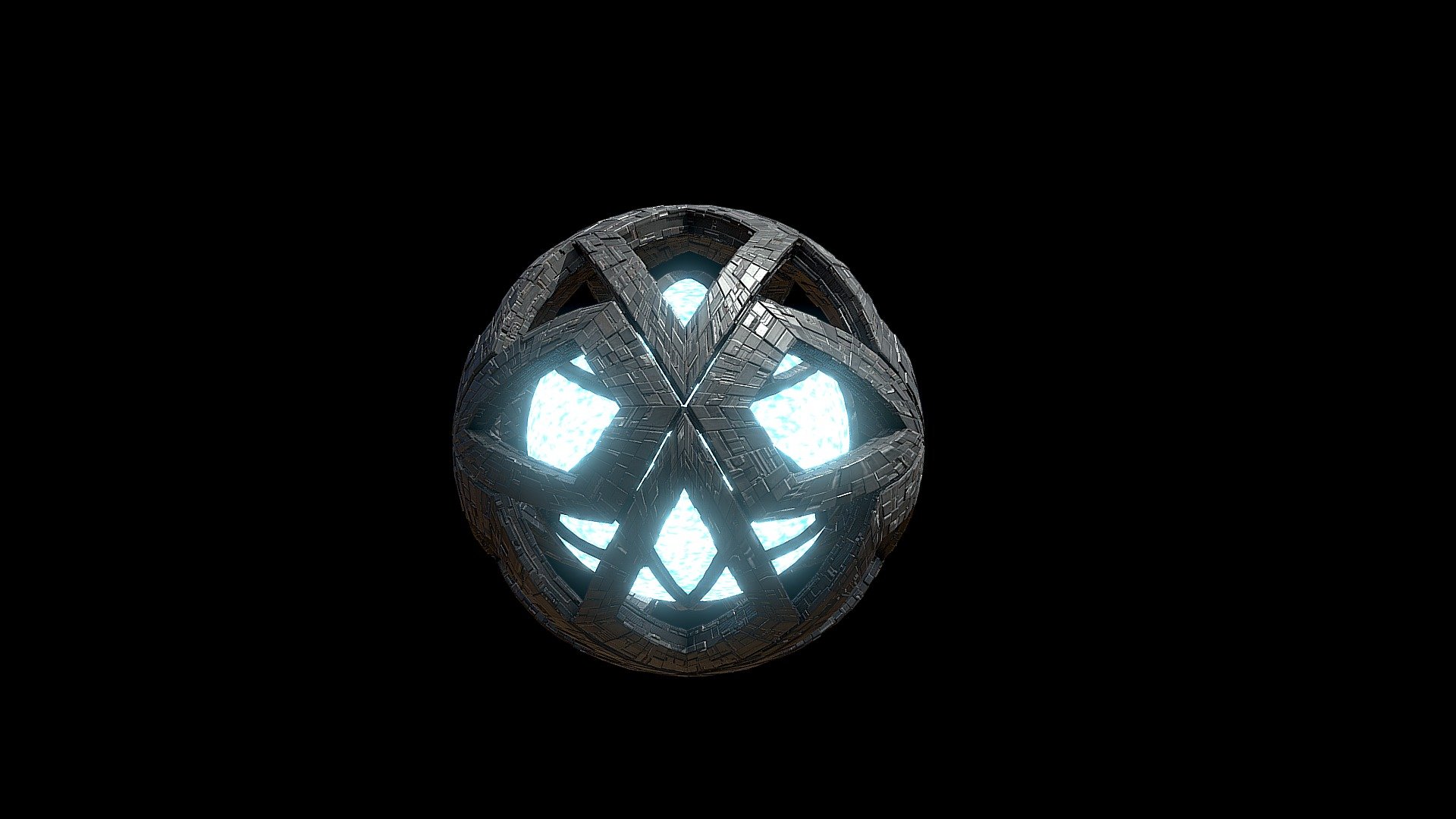 Star Core Space Station alRihla 3d model