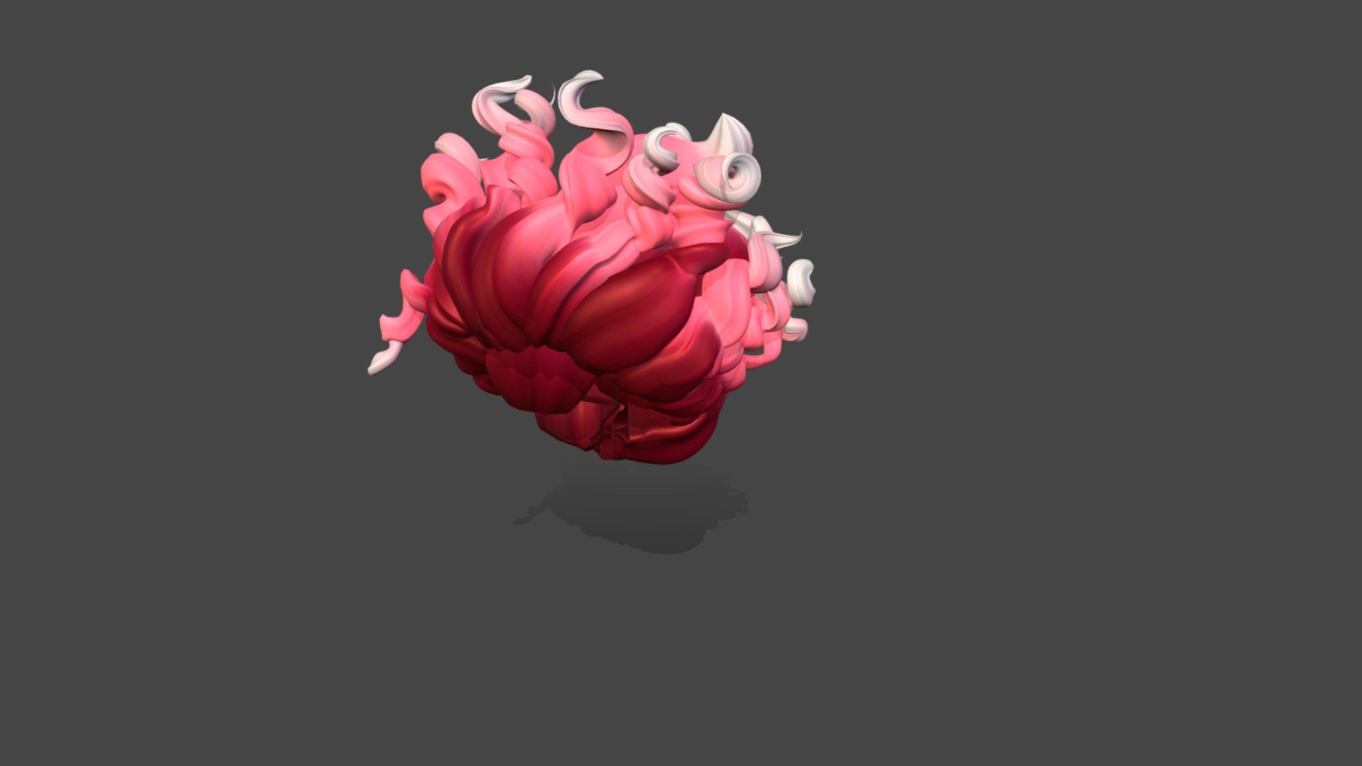 TWISTED HAIR 3d model