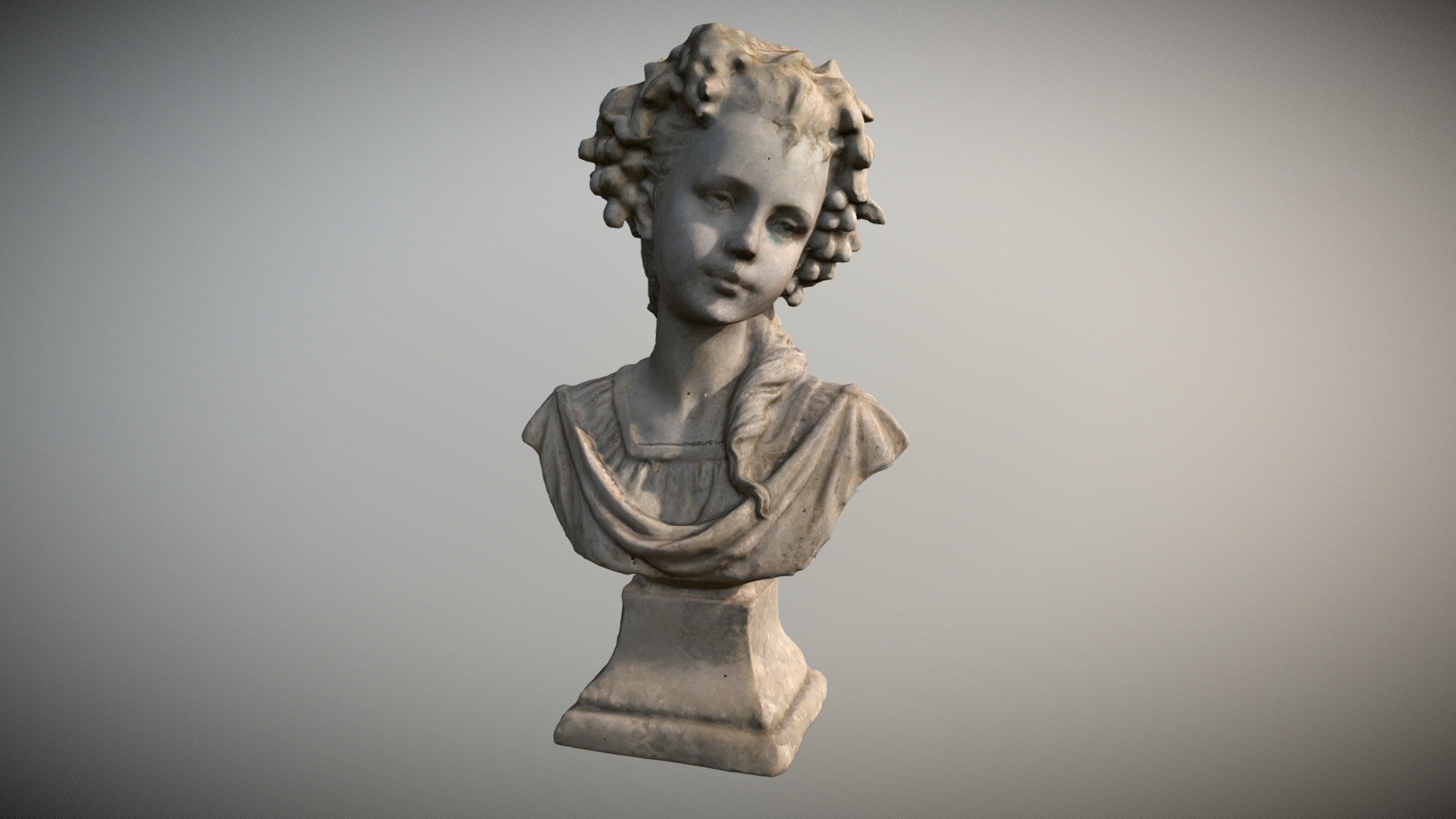 Girl Statue 3d model