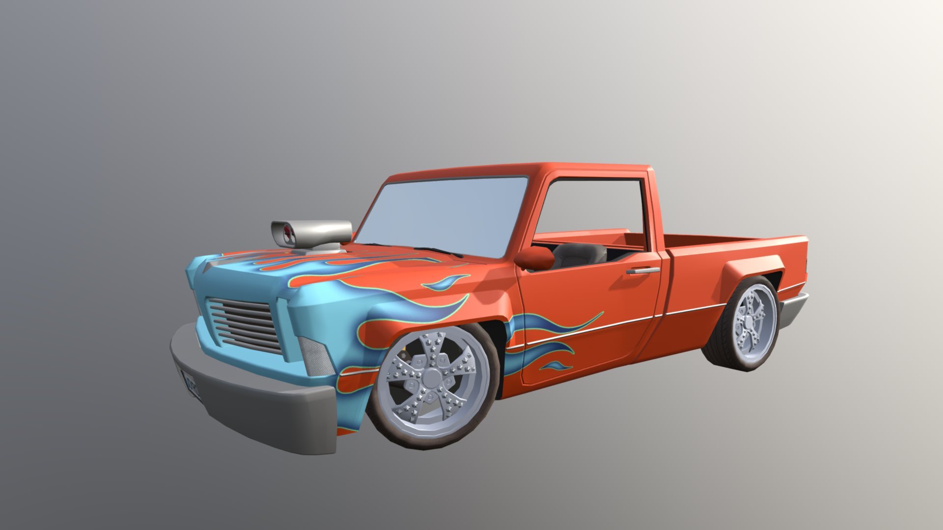 Kodiak Lowrider Car 3d model