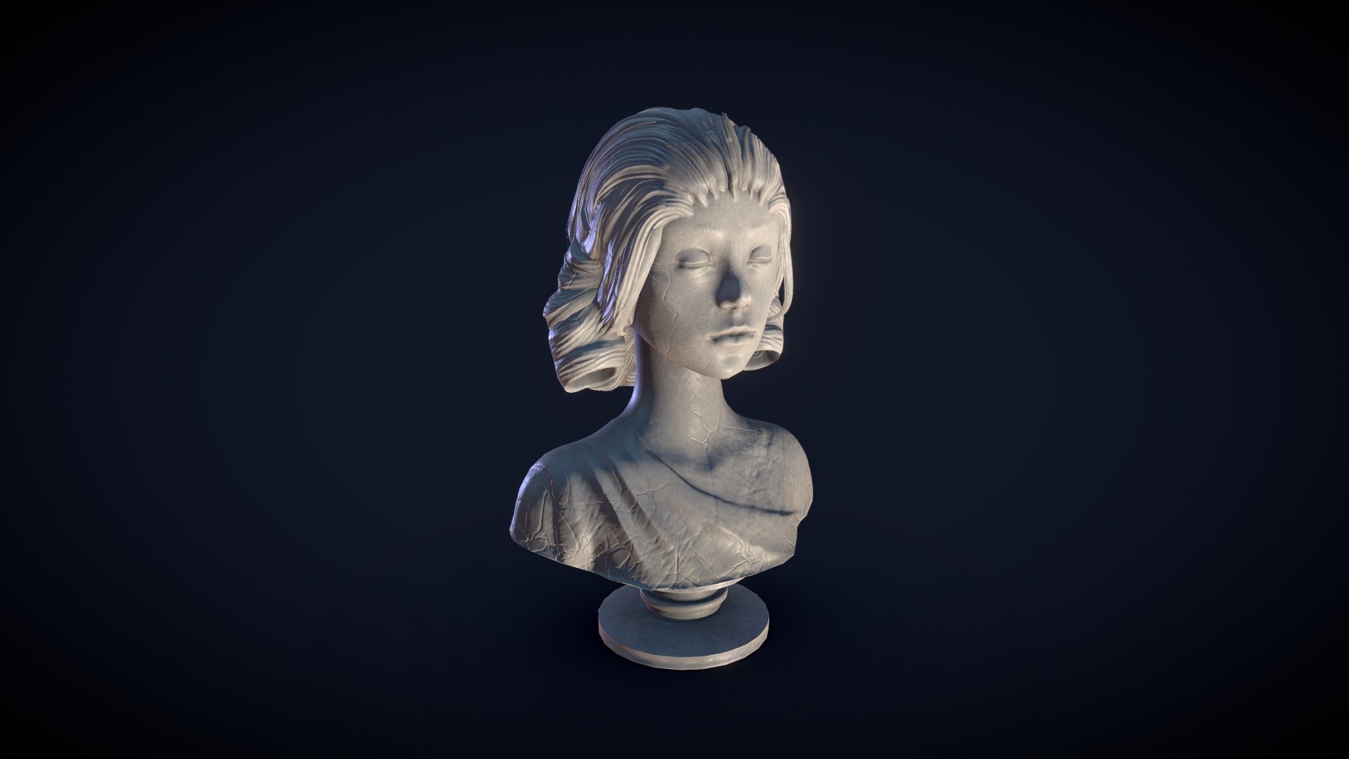 Glint statue 3d model