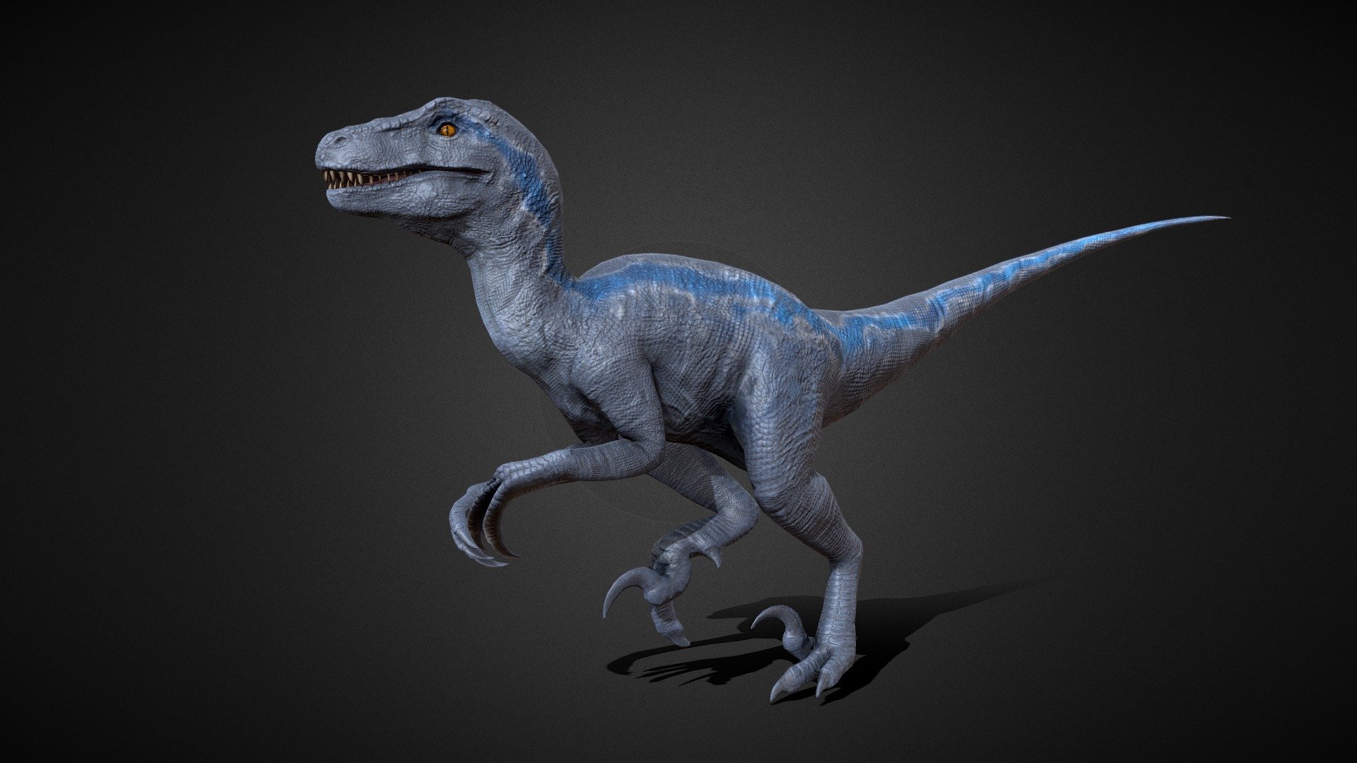 Blue Raptor 3d model