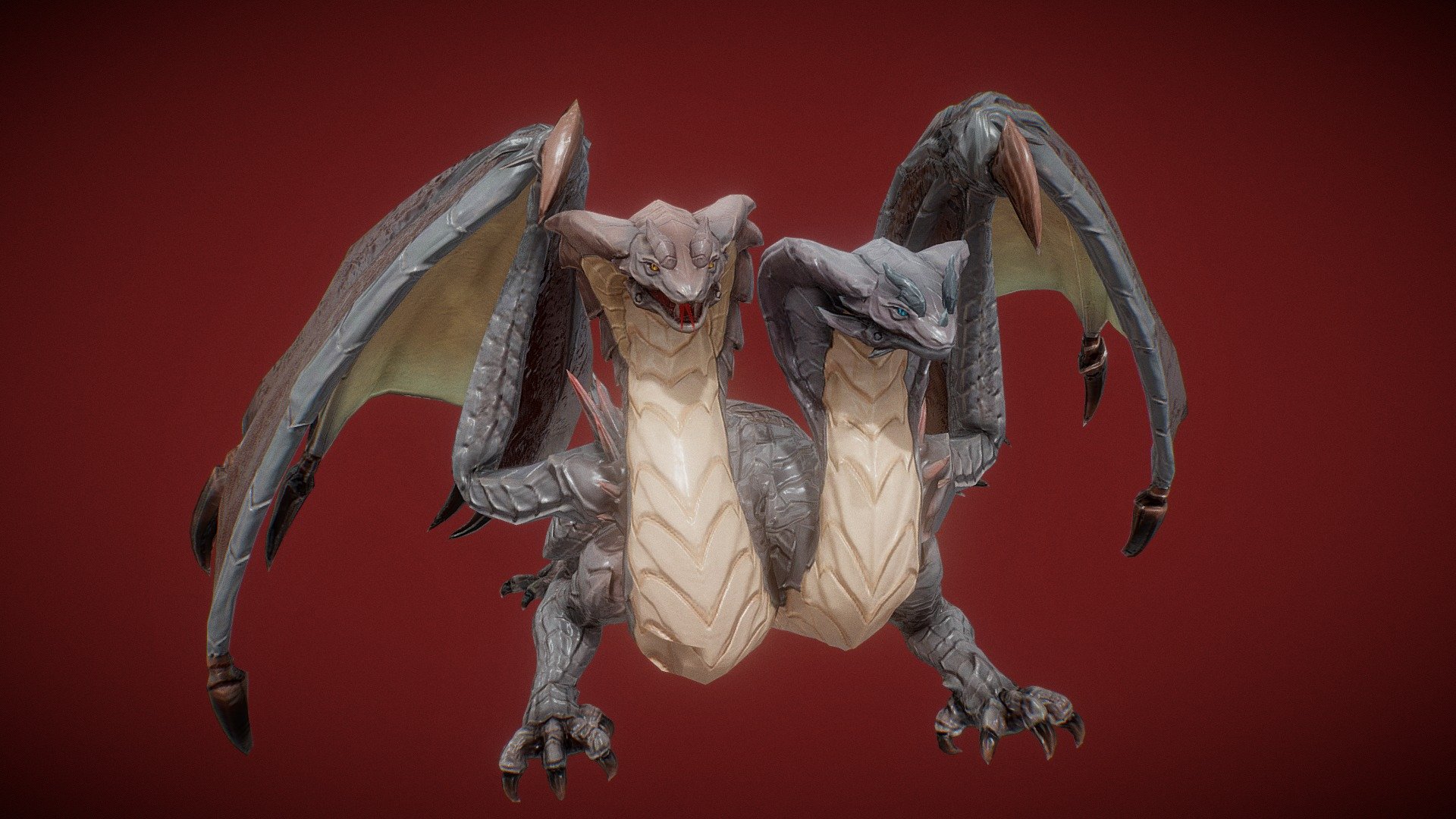 Twindragon 3d model