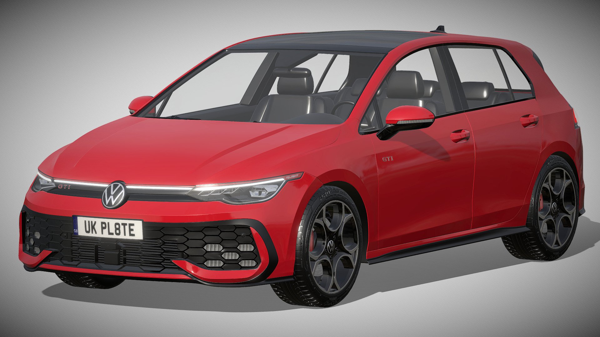 Volkswagen Golf GTI 2024 3d model