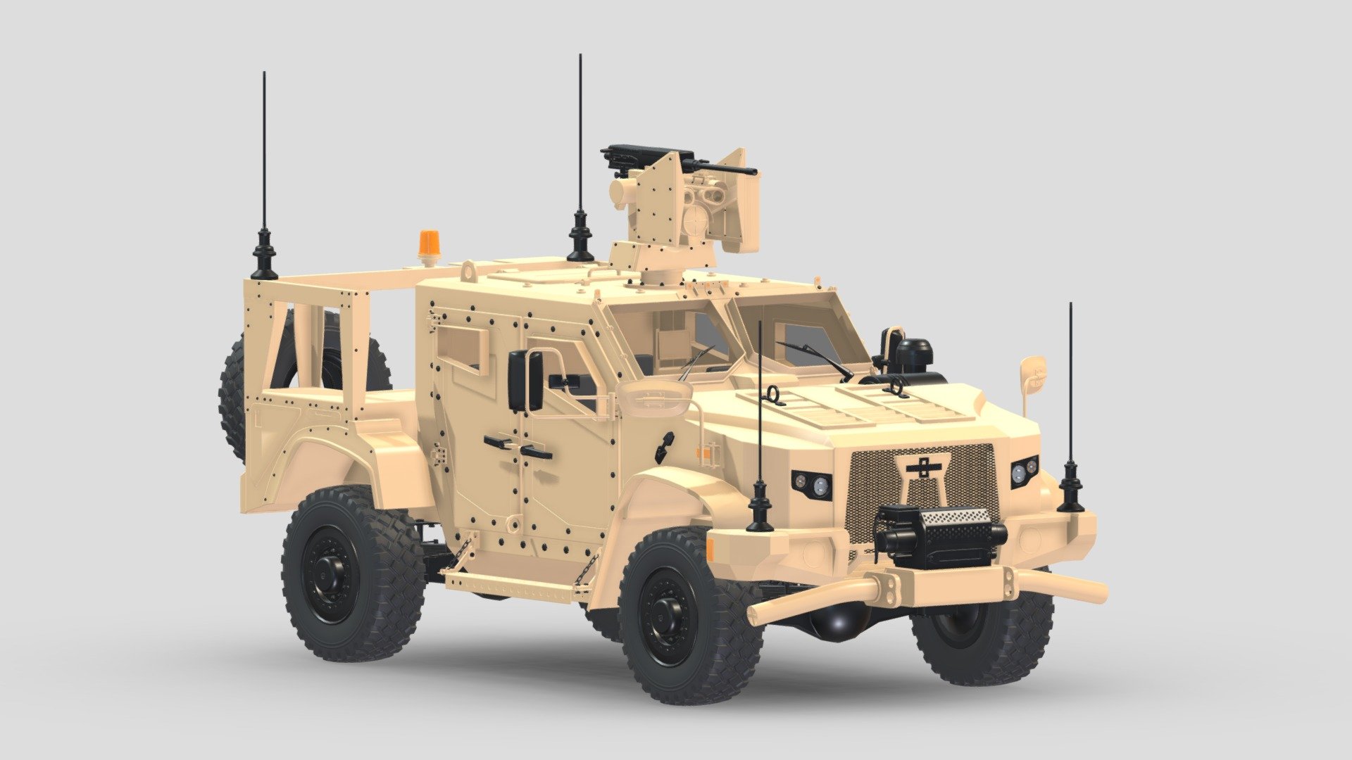 Oshkosh L-ATV in M1278 Heavy Guns Carrier 3d model