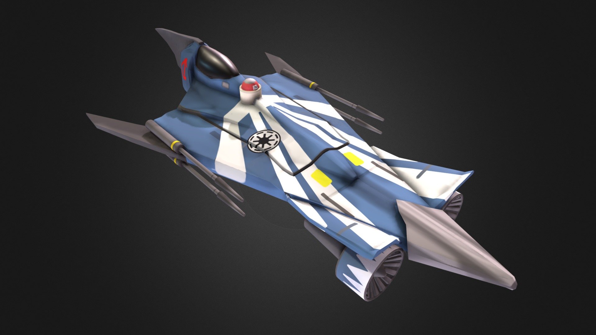 Azure Angel 3d model