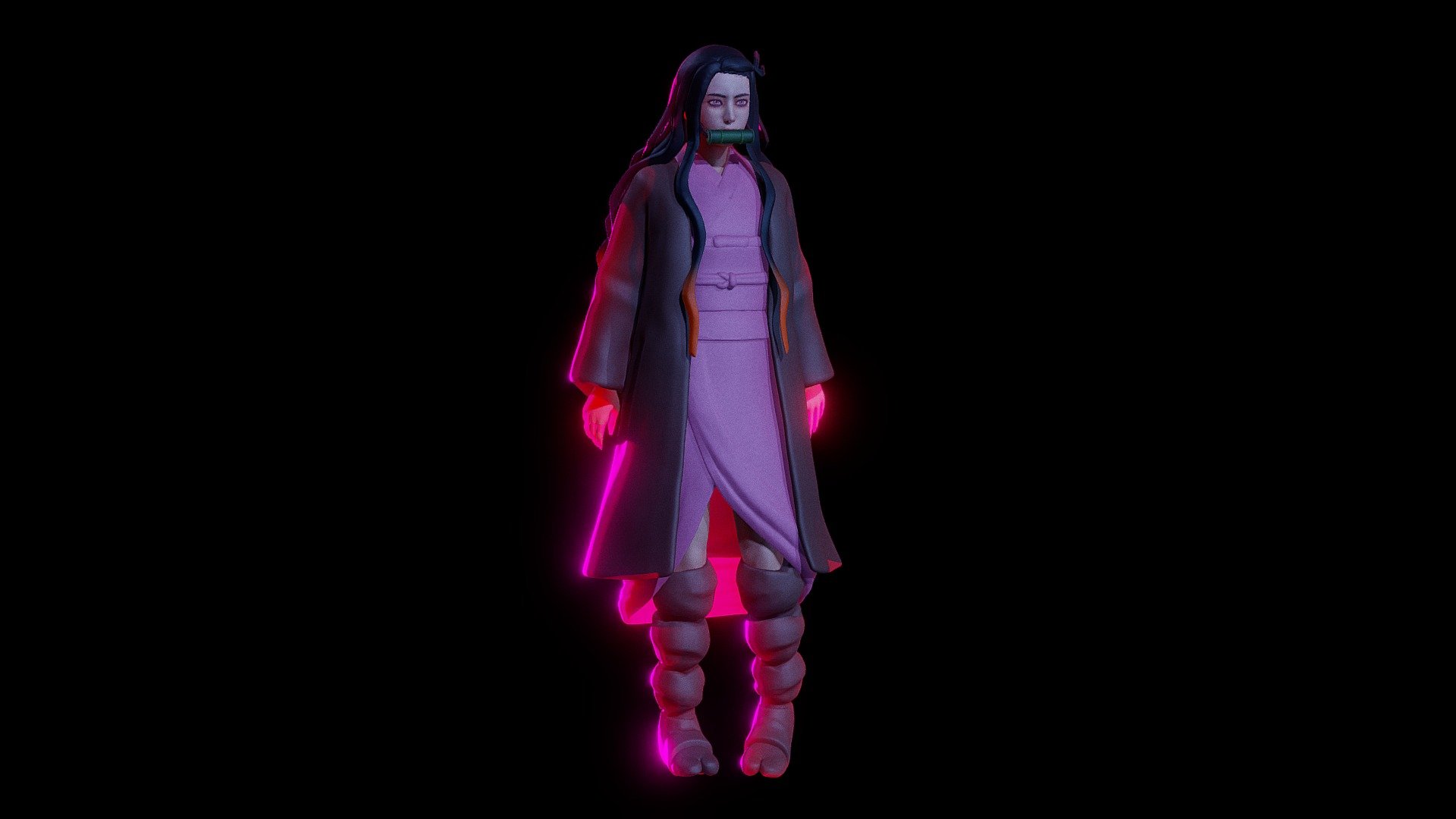 Nezuko Kamado Standing Pose 3d model