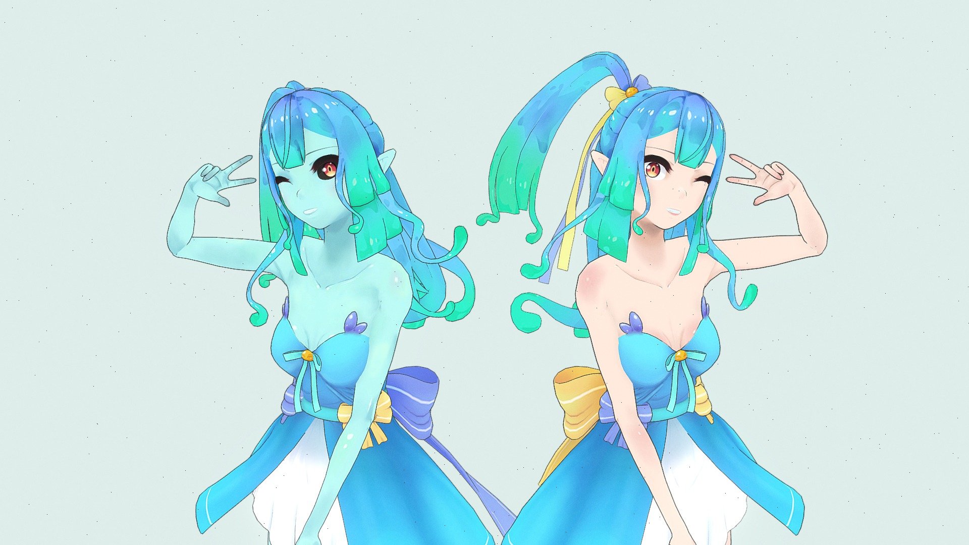 Monster Girl Smile 3d model