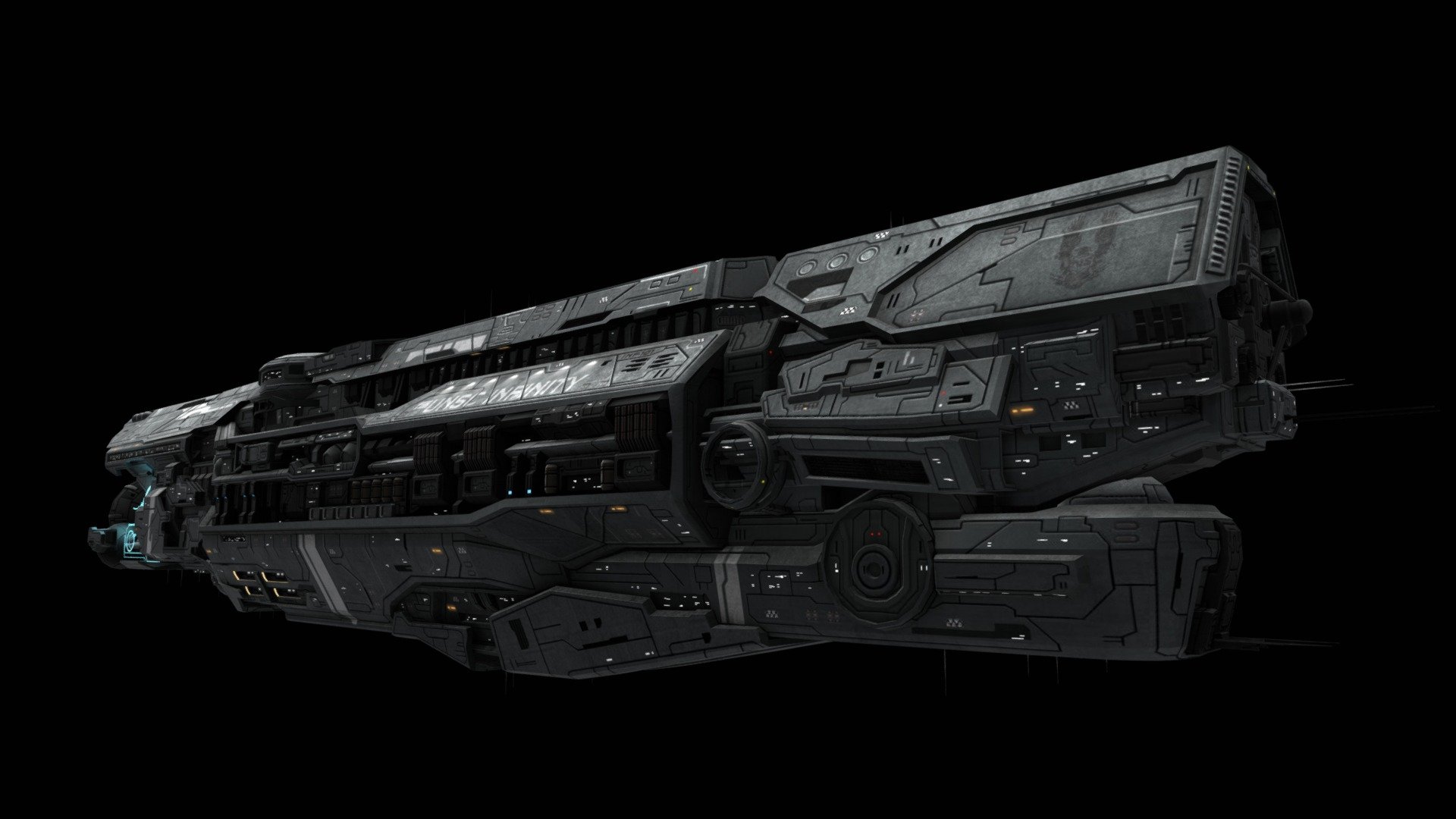 UNSC Infinity 3d model