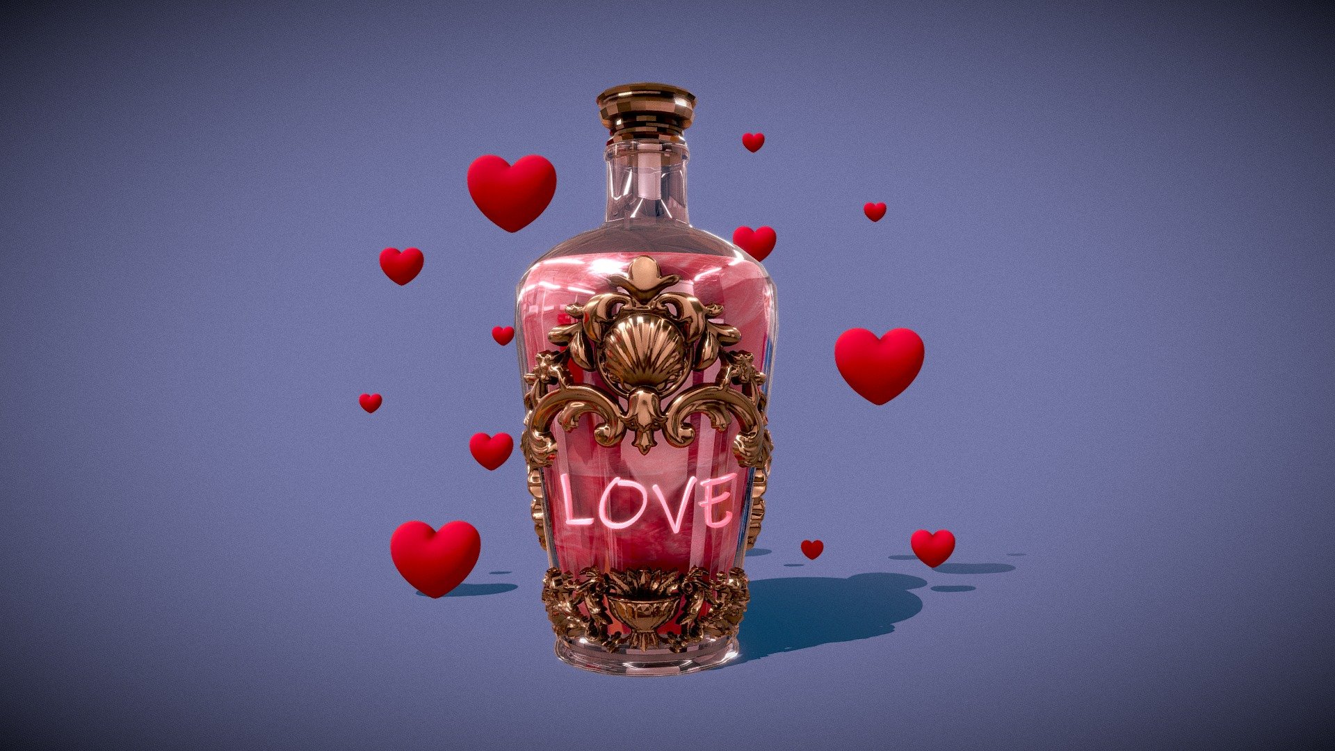 Love Potion 3d model