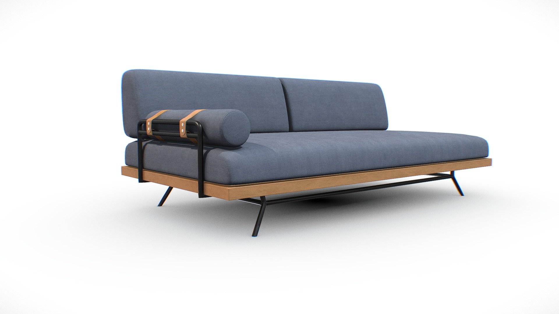 Helvey Sleeper Sofa Bed 3d model