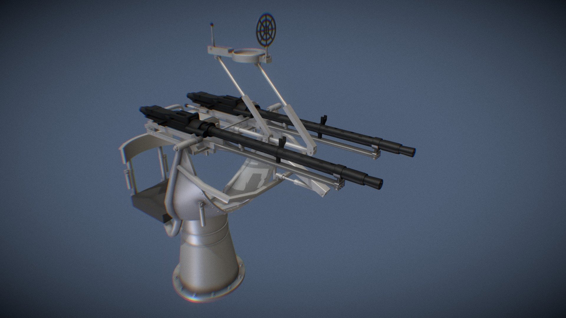 7.9mm FLAK34 B 3d model