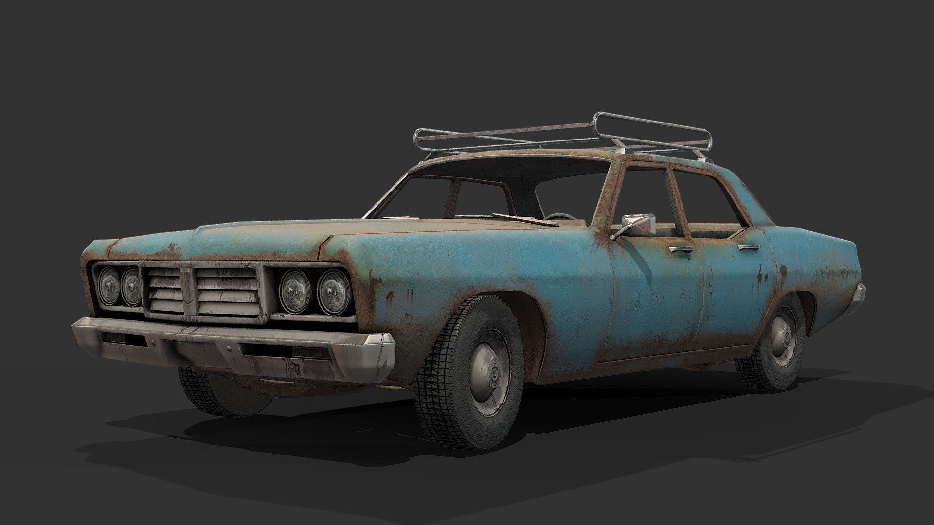 68 Sedan 3d model