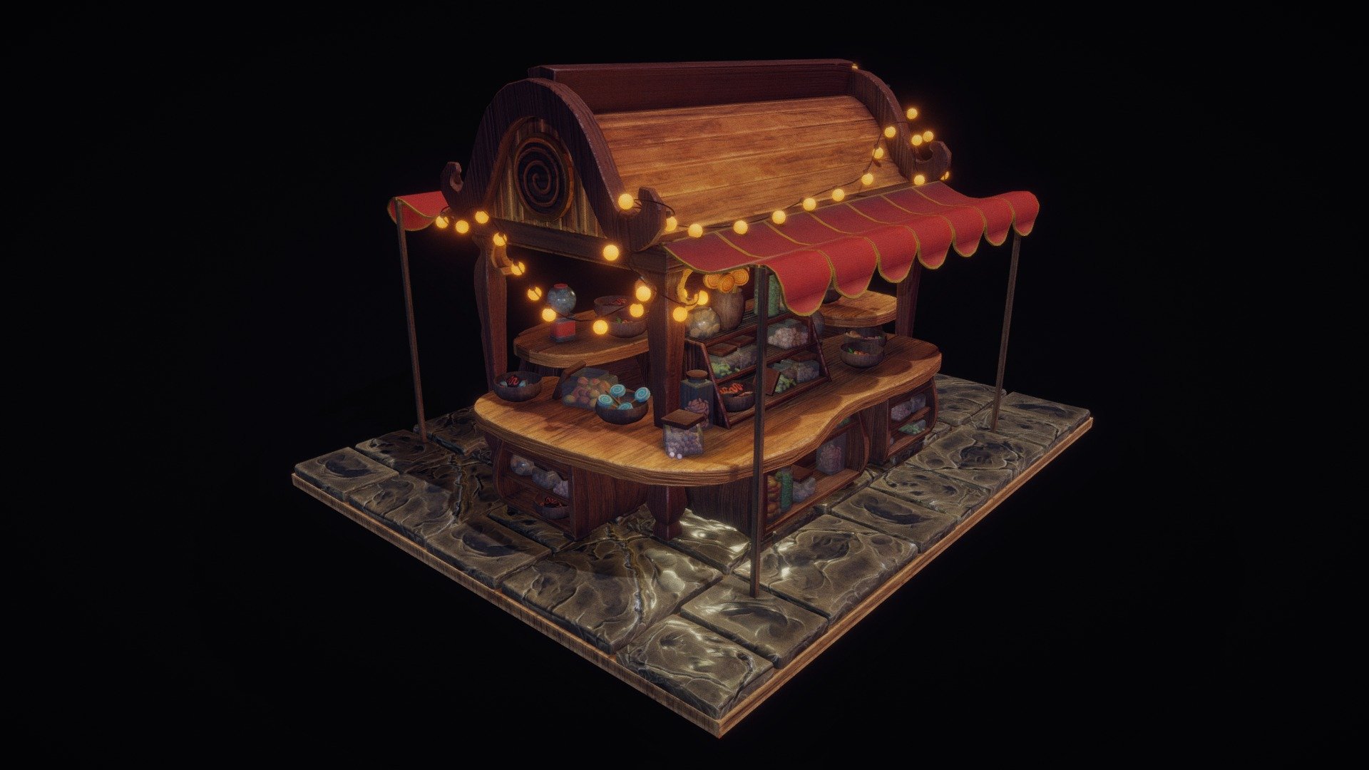 Candy Store 3d model