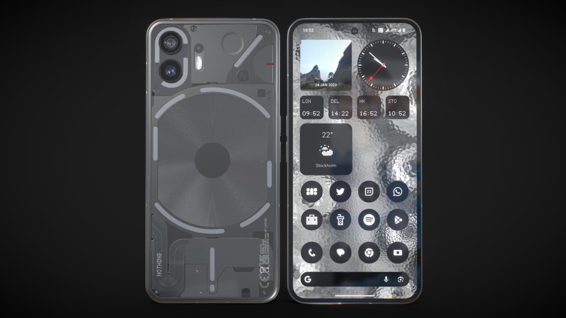 Nothing Phone 2 3d model