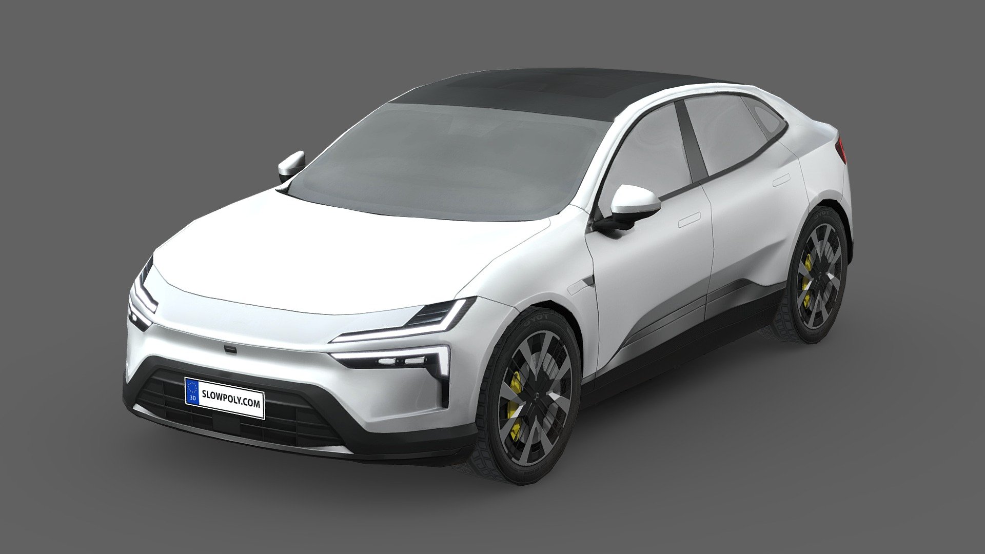 Polestar 4 2024 3d model