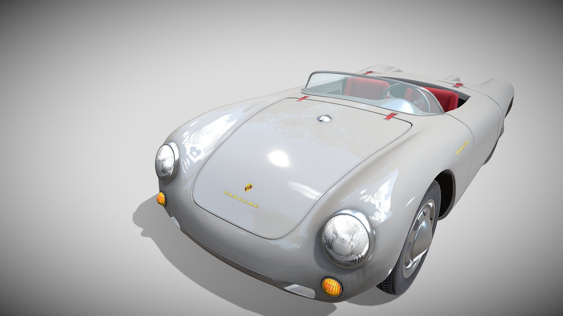 Porsche 550 Spyder 3d model