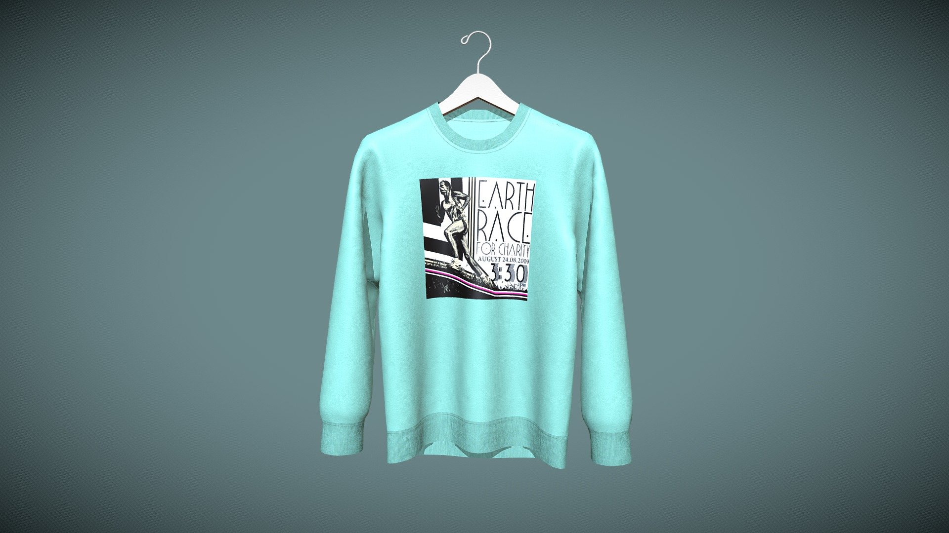 Sweatshirt-EARTH RACE 3d model