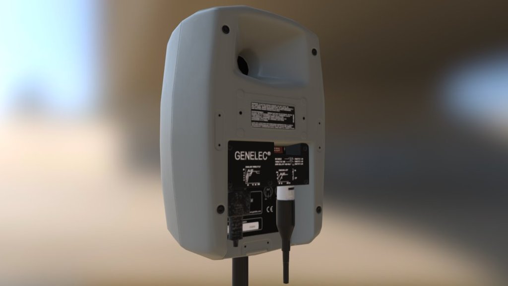 Studiobox Genelec 3d model